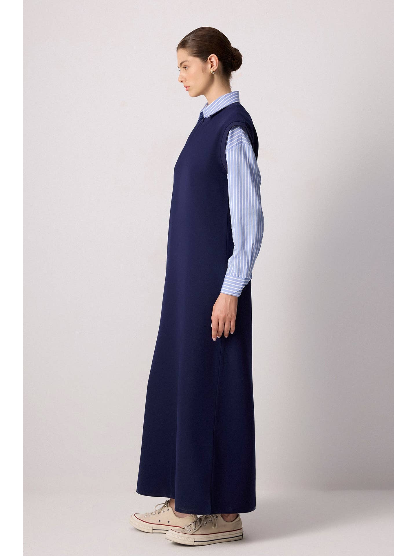Navy Maxi Jurk