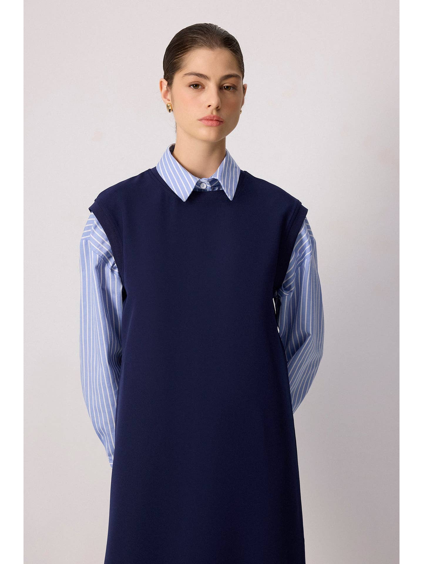 Navy Maxi Jurk