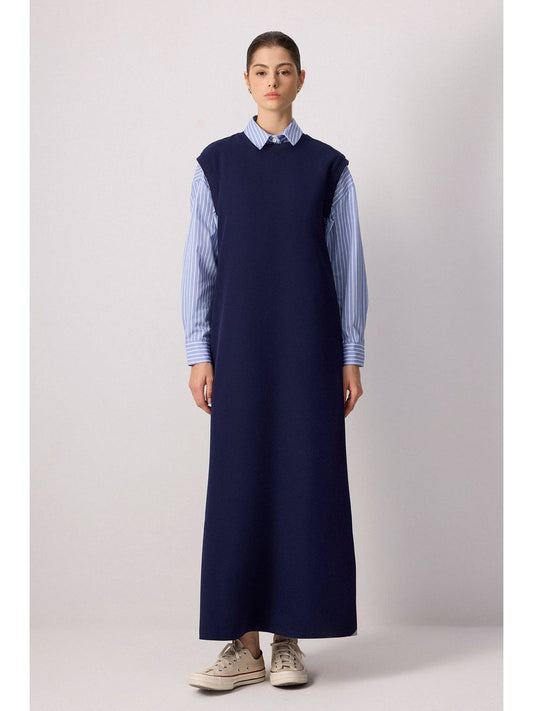 Navy Maxi Jurk